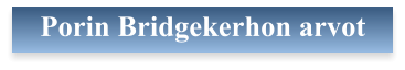 Porin Bridgekerhon arvot